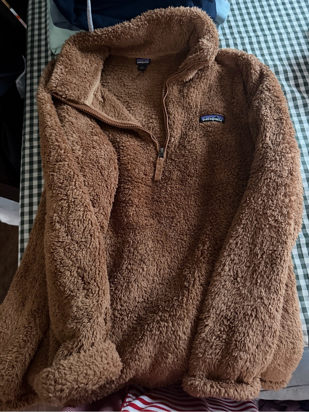 Patagonia women’s  Brown Fleece Pullover - Sherpa Half-Zip
